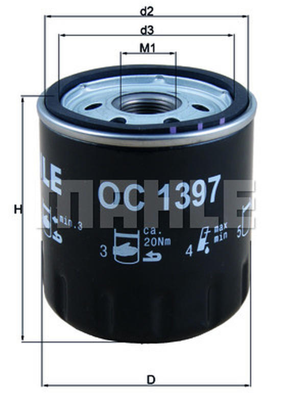 MAHLE OC-1397