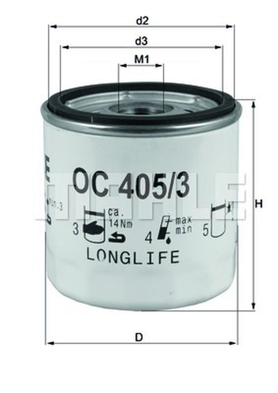 MAHLE OC-405-3