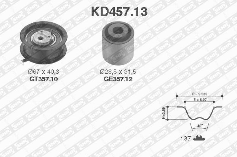 SNR KD457-13