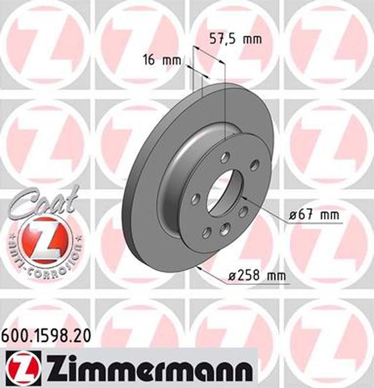 ZIMMERMANN 600-1598-20