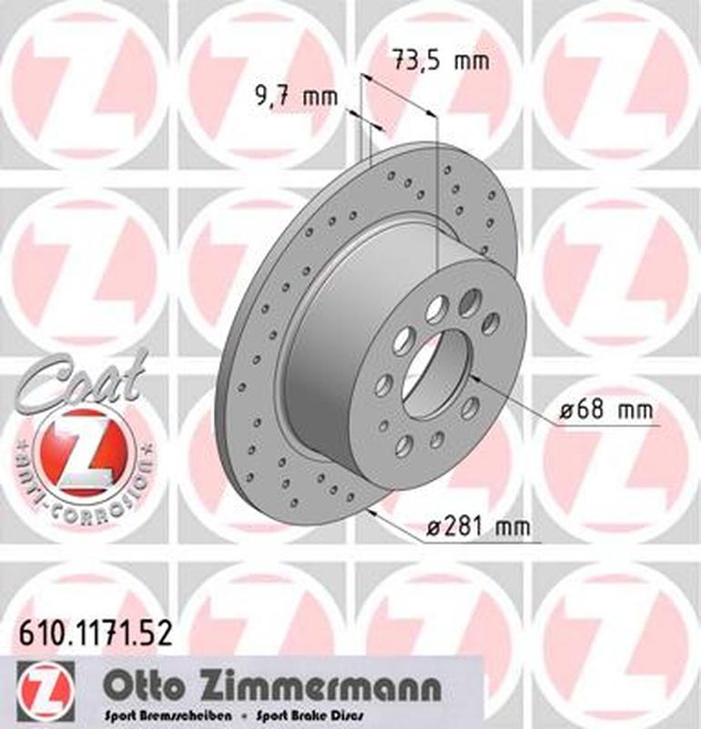 ZIMMERMANN 610-1171-52