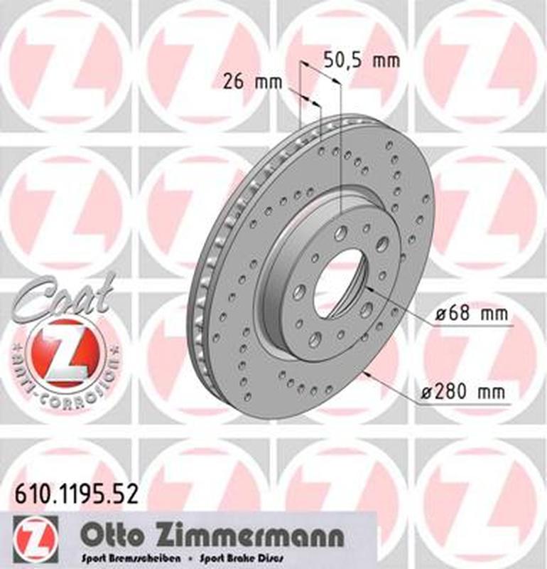 ZIMMERMANN 610-1195-52